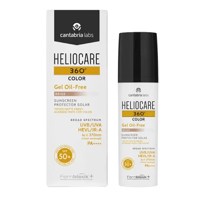 HELIOCARE Color Gel Oil-Free - Тональный солнцезащитный гель с SPF 50+ (Бежевый) 50 мл